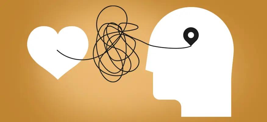 Person practicing deep breathing exercises to manage heart palpitations caused by stress and anxiety.